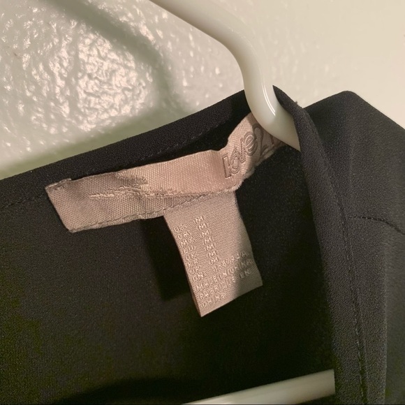 Love 21 Sleeveless Dress Black Pleat Ruffle Waist - Picture 6 of 11